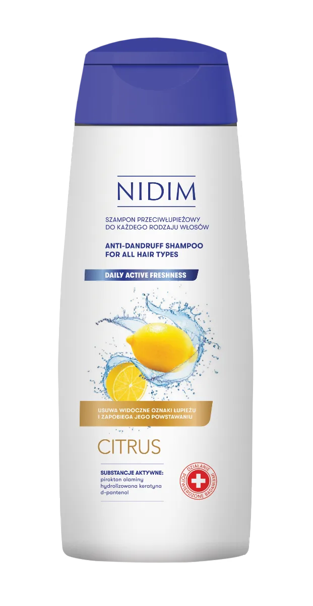 Sampon antimatreata cu lamaie pentru toate tipurile de par, 300ml, Nidim — preț și oferte