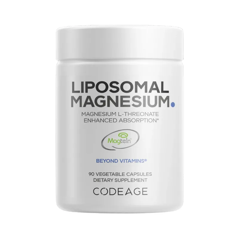 Magneziu L-treonat liposomal, 90 capsule, Codeage — preț și oferte