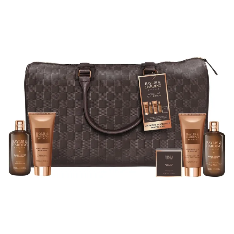 Set cadou pentru barbati Black Pepper & Ginseng, 5 piese, Baylis&Harding BAYLIS & HARDING — preț și oferte