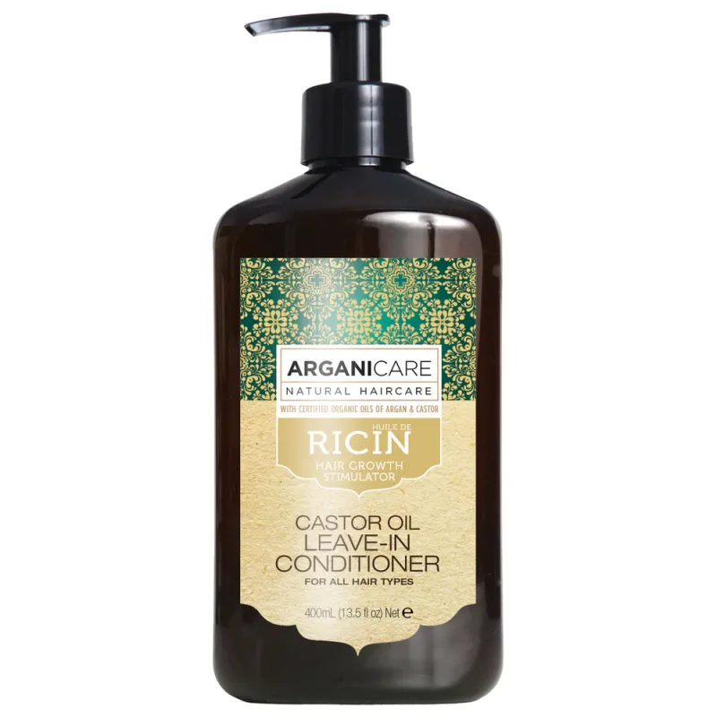 Balsam fara clatire ultra-hidratant cu ulei de ricin, 400ml, Arganicare — preț și oferte