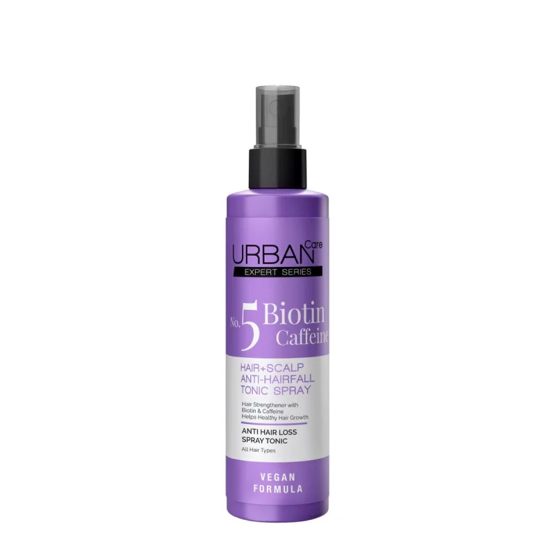 Spray tonic pentru par cu Biotina si Cafeina No. 5, 200ml, Urban Care — preț și oferte