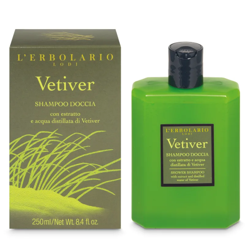 Sampon si gel de dus Vetiver, 250ml, L'Erbolario — preț și oferte