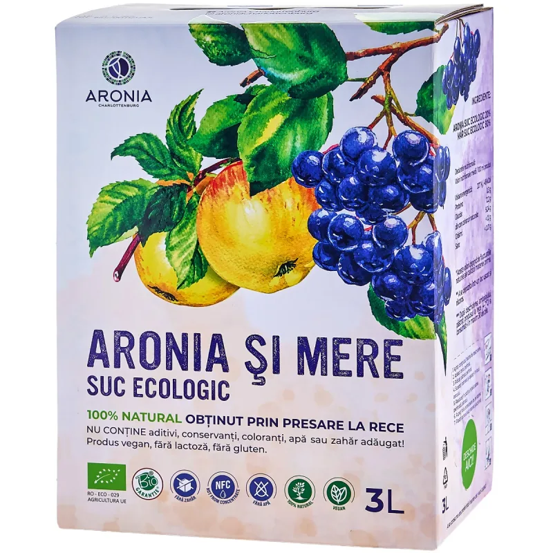 Suc de aronia si mar, 3L, Aronia Charlottenburg — preț și oferte