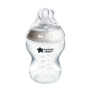 Biberon Natural Start cu autosterilizare PP pentru 0 luni +, 260ml, Tommee Tippee