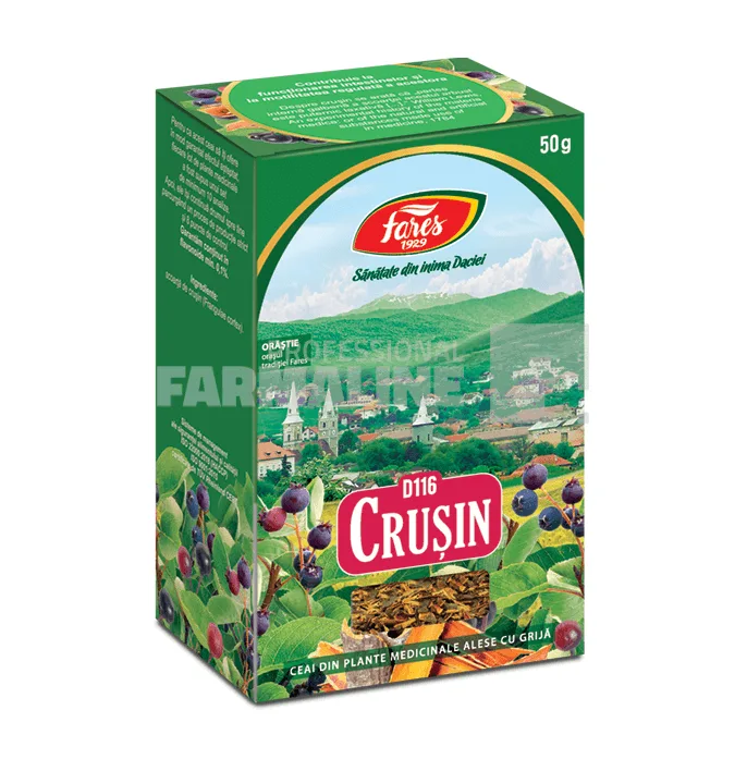 Fares Ceai crusin scoarta 50 g — preț și oferte
