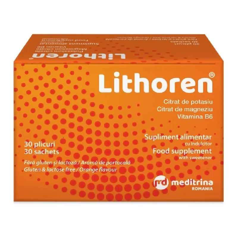 Lithoren, 30 plicuri, Meditrina Pharmaceuticals — preț și oferte