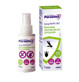 Santaderm Parasites Spray repelent impotriva tantarilor si capuselor 100 ml