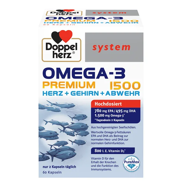Doppelherz Omega 3 Premium 1500 60 capsule — preț și oferte