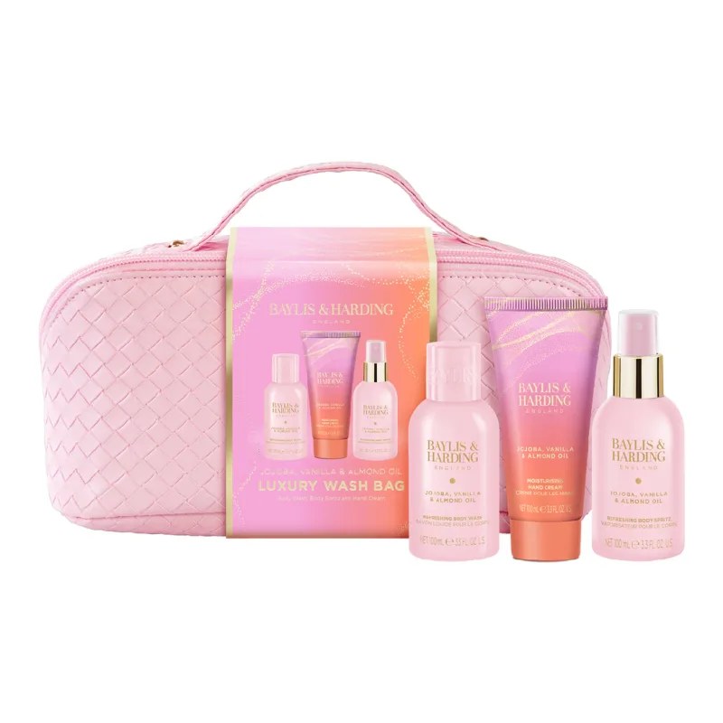 Set ingrijire corp, Jojoba, Vanilla & Almond Oil, 4 piese, Baylis & Harding — preț și oferte