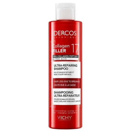 Vichy dercos collagen 17 filler sampon ultra-reparator par deteriorat si fragil  200ml fl. Loreal — preț și oferte