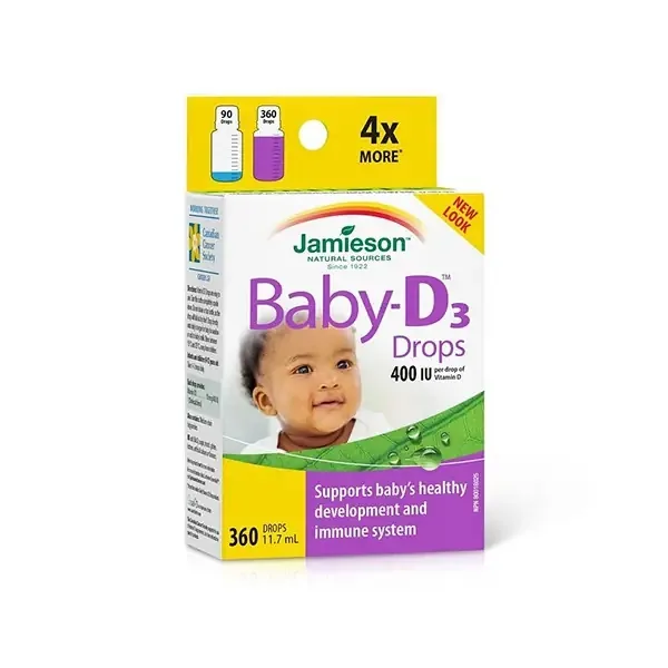 Vitamina D3 picaturi pentru copii, 11.7ml, Jamieson JAMIESON LABORATOIRES — preț și oferte