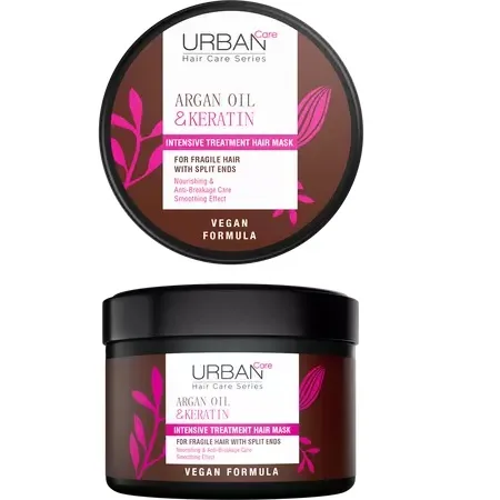 Masca intensiva pentru par cu ulei de argan si keratina, 230ml, Urban Care — preț și oferte