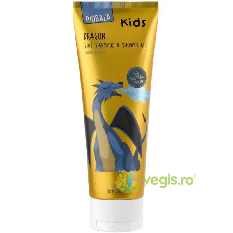 Sampon si Gel de Dus Natural pentru Copii cu Aloe Vera si Extract de Ceai Verde 250ml BIOBAZA — preț și oferte