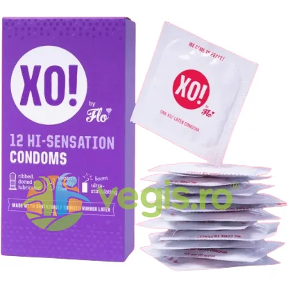 Prezervative din 100% Latex Natural Hi-Sensation XO! 12buc FLO — preț și oferte