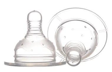 Set tetine silicon gat larg pentru lichide groase 0+ Baby, 2 bucati, Minut — preț și oferte