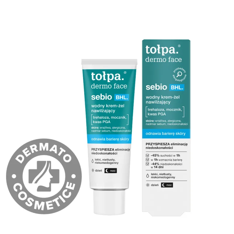 Crema hidratanta pentru ten gras si acneic Dermo Face Sebio, 40ml, Tołpa — preț și oferte