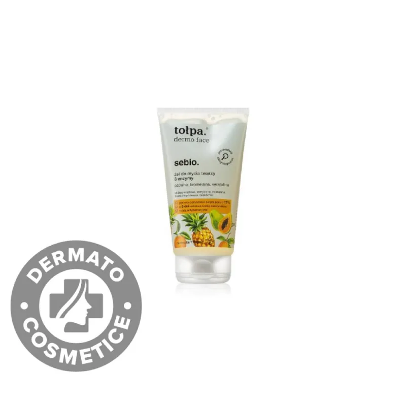 Gel de curatare cu papaina si bromelaina Dermo Face Enzyme, 150ml, Tolpa — preț și oferte
