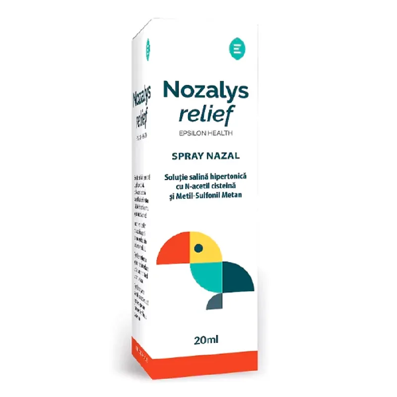 Spray nazal Nozalys relief, 20 ml, Epsilon Health — preț și oferte
