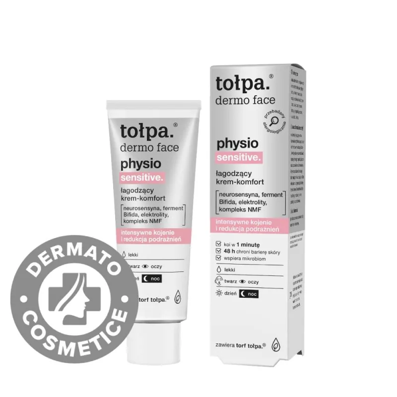 Crema calmanta pentru piele sensibila Dermo Face Physio Sensitive, 40ml, Tolpa — preț și oferte