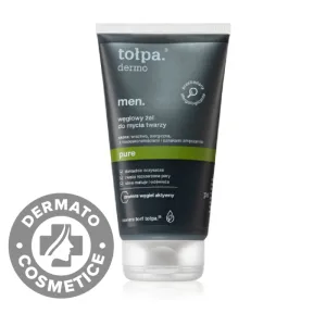 Gel de curatare pentru fata Dermo Men Pure Carbon, 150ml, Tolpa