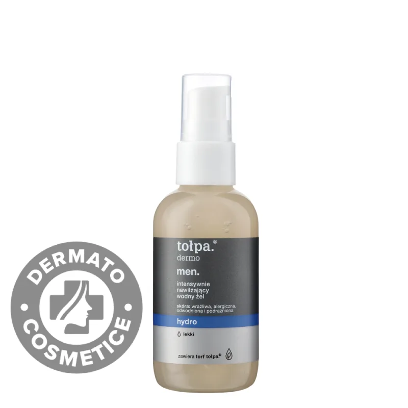 Gel hidratant pentru curatarea fetei Dermo Men Hydro, 75ml, Tolpa — preț și oferte