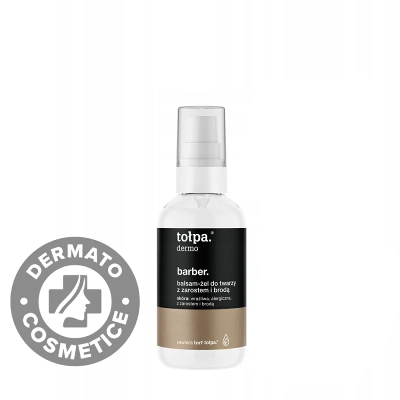 Balsam gel pentru fata si barba Dermo Men Barber, 100ml, Tolpa — preț și oferte