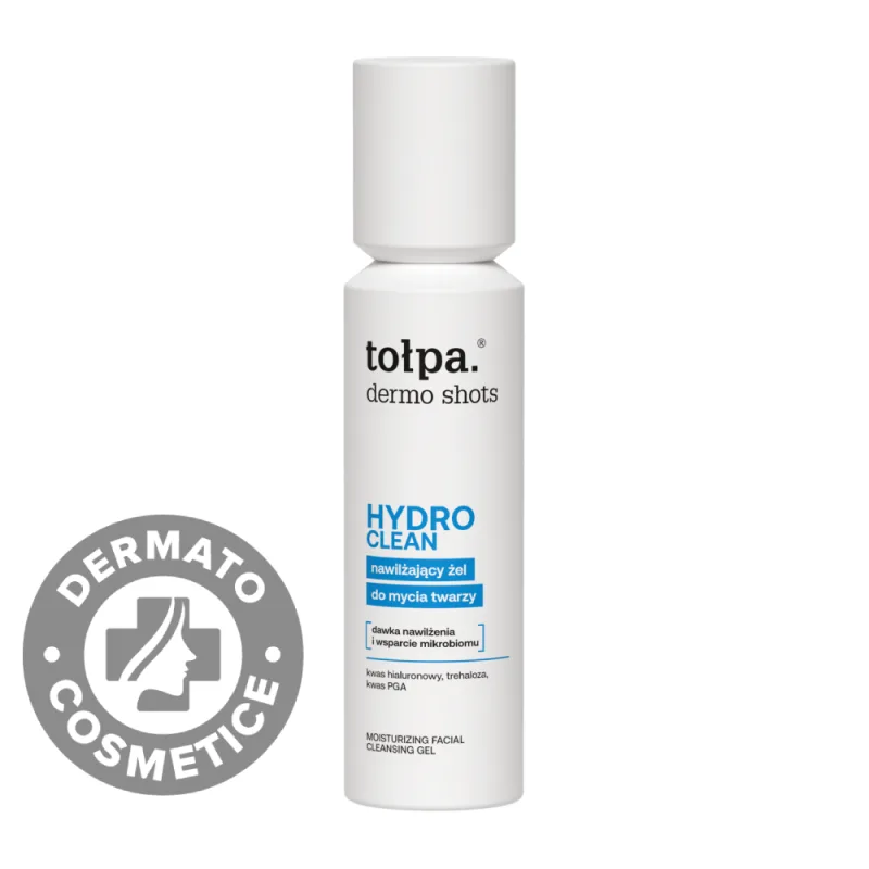 Gel hidratant pentru curatarea fetei Dermo Shots Hydro Clean, 120ml, Tolpa — preț și oferte