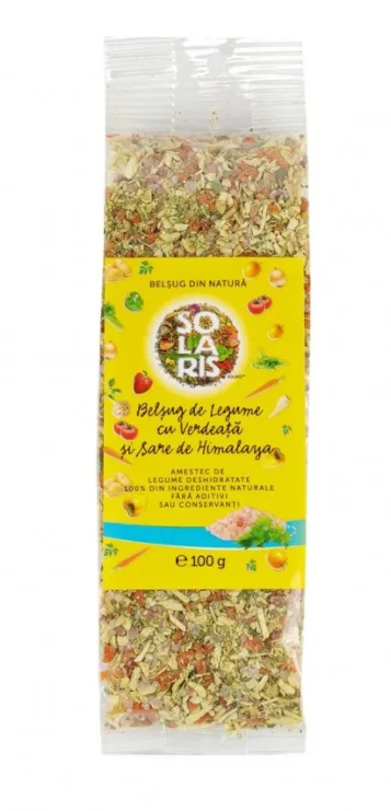 Belsug legume cu verdeata si sare roz de Himalaya, 100g, Solaris — preț și oferte