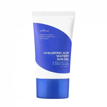 Gel pentru protectie solara cu acid hialuronic SPF 50+ PA++++ Watery Sun, 50ml, Isntree — preț și oferte