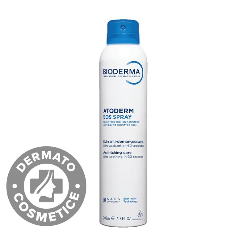 Spray SOS pentru calmarea mancarimilor Atoderm, 200ml, Bioderma — preț și oferte