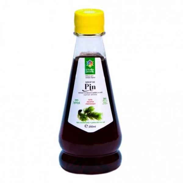 Sirop natural cu muguri de pin presat la rece, 250ml, Steaua Divina — preț și oferte