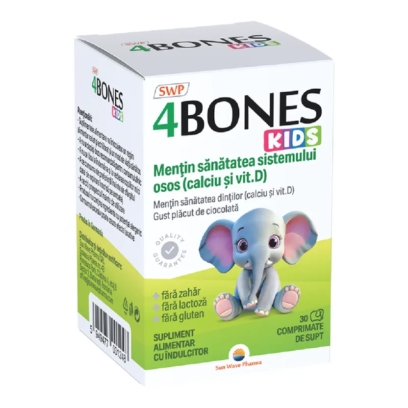 4 Bones Kids, 30 comprimate, Sun Wave Pharma — preț și oferte