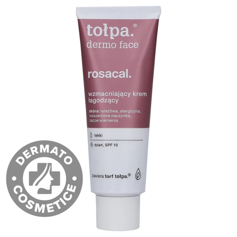 Crema de zi pentru ten sensibil cu cuperoza SPF10 Dermo Face Rosacal, 40ml, Tołpa — preț și oferte