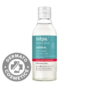 Toner cu AHA + LHA pentru ten gras si acneic Dermo Face Sebio+, 200ml, Tołpa