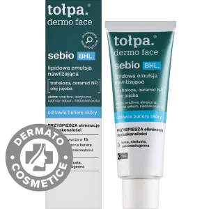 Crema-gel hidratanta pentru refacerea barierei pielii Dermo Face Sebio BHL, 40ml, Tołpa