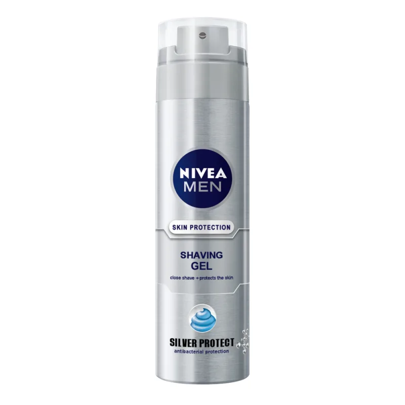 Gel de ras Men Silver Protect, 200ml, Nivea — preț și oferte