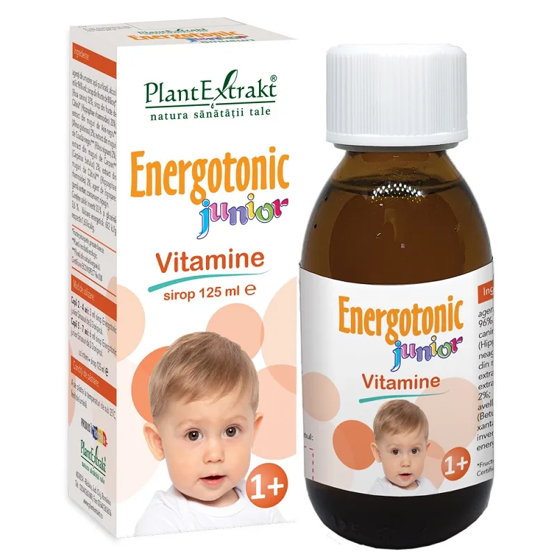Sirop Energotonic Vitamine, 125ml, PlantExtrakt — preț și oferte
