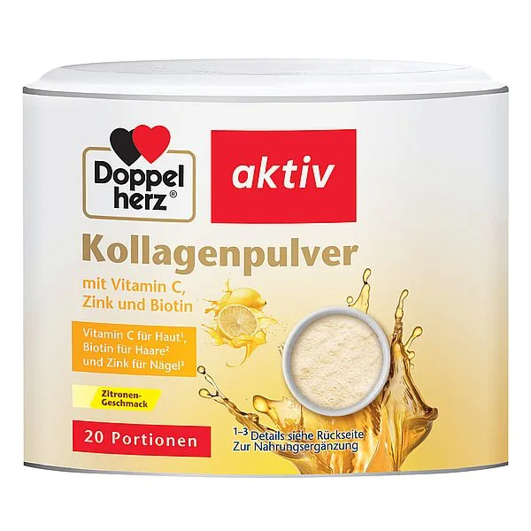Kollagen pudra cu colagen hidrolizat, vitamine si zinc, Doppelherz | 150 g QUEISSER PHARMA — preț și oferte