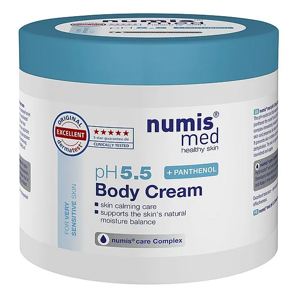 Crema corp cu panthenol pH 5.5, NumisMed | 400 ml — preț și oferte