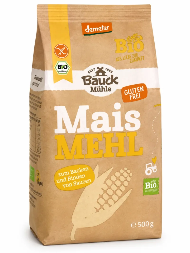 Făină de Porumb fără Gluten Eco, 500 g, Bauck Hof Bauck GmbH (Bauck Hof) — preț și oferte