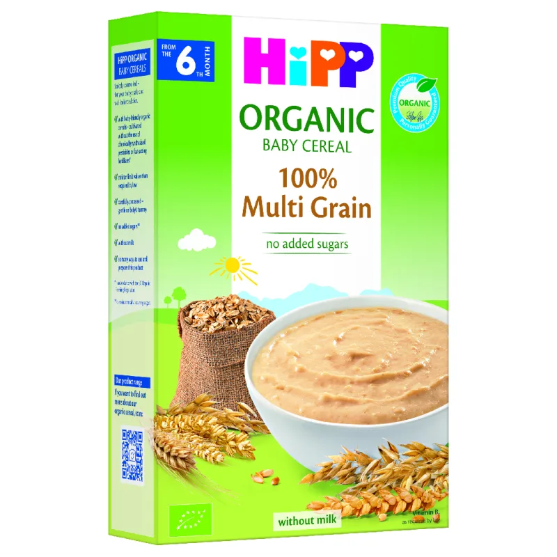Multicereale pentru copii +6 luni Bio, 200g, HiPP — preț și oferte
