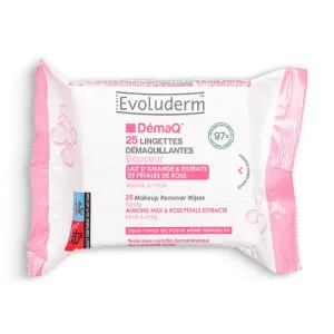 Servetele demachiante pentru toate tipurile de ten, 25 bucat, Evoluderm