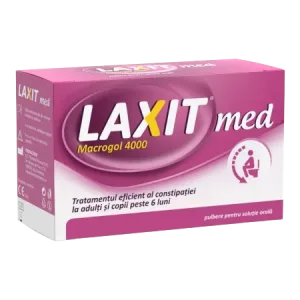 Laxativ sub forma de pulbere pentru solutie orala Laxit Med, 20 plicuri, Fiterman