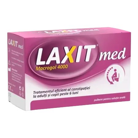 Laxativ sub forma de pulbere pentru solutie orala Laxit Med, 20 plicuri, Fiterman — preț și oferte
