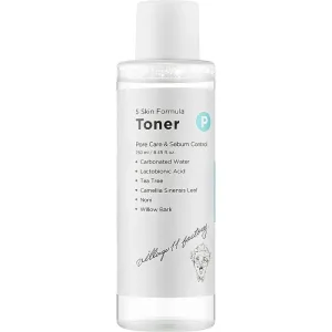 Toner echilibrant pentru pori si controlul sebumului P Skin Formula, 250ml, Village 11 Factory