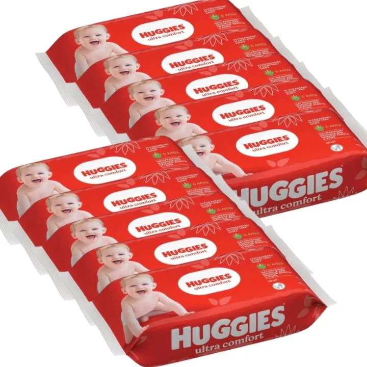 Servetele umede Ultra Comfort, 10 pachete x 56 bucati, Huggies — preț și oferte