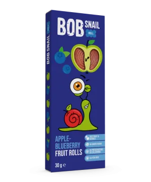 Rulou din mere si afine, 30g, Bob Snail