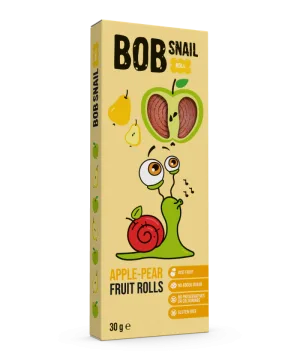 Rulou din mere si pere, 30g, Bob Snail