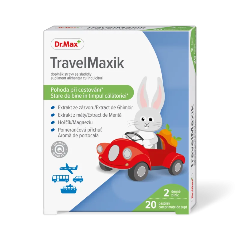 Dr. Max TravelMaxik, 20 comprimate de supt — preț și oferte