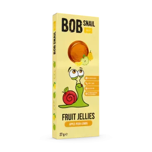Jeleu de mere pere si lamaie, 27g, Bob Snail